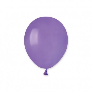 Balionai vienspalviai pasteliniai, violetinės levandų spalvos 1 Balionai vienspalviai pasteliniai, violetinės levandų spalvos 1
