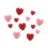 3D self-adhesive stickers Love is in the air - Hearts, mix, 12 pcs 3D self-adhesive stickers Love is in the air - Hearts, mix, 12 pcs