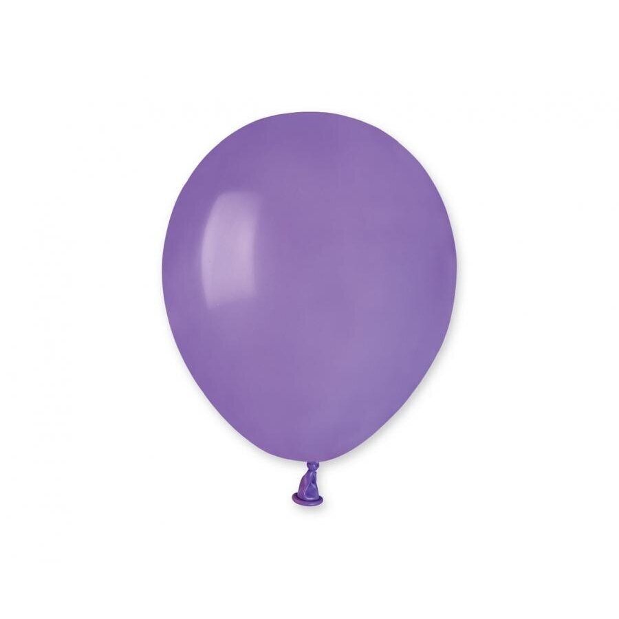 Balionai vienspalviai pasteliniai, violetinės levandų spalvos 3 Balionai vienspalviai pasteliniai, violetinės levandų spalvos 3