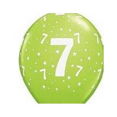 Balionas "Skaičius 7", žalias (1 vnt./30cm) Balionas "Skaičius 7", žalias (1 vnt./30cm)