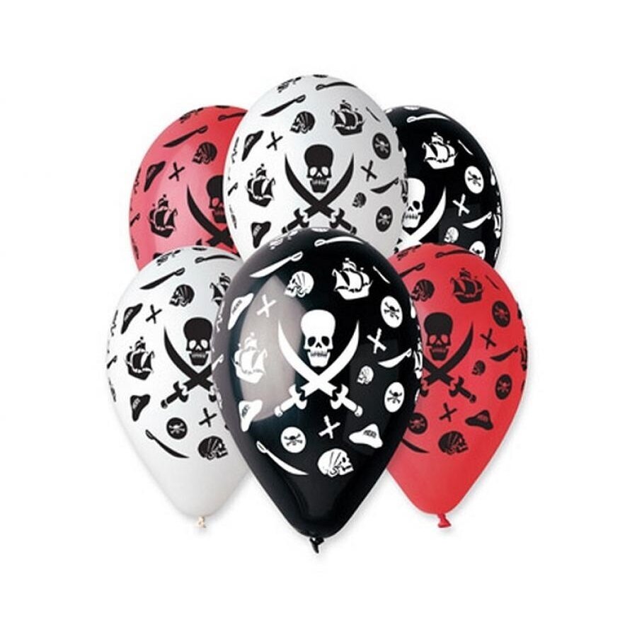Premium Balloons "Pirates", 12" / 5 pieces 1 Premium Balloons "Pirates", 12" / 5 pieces 1