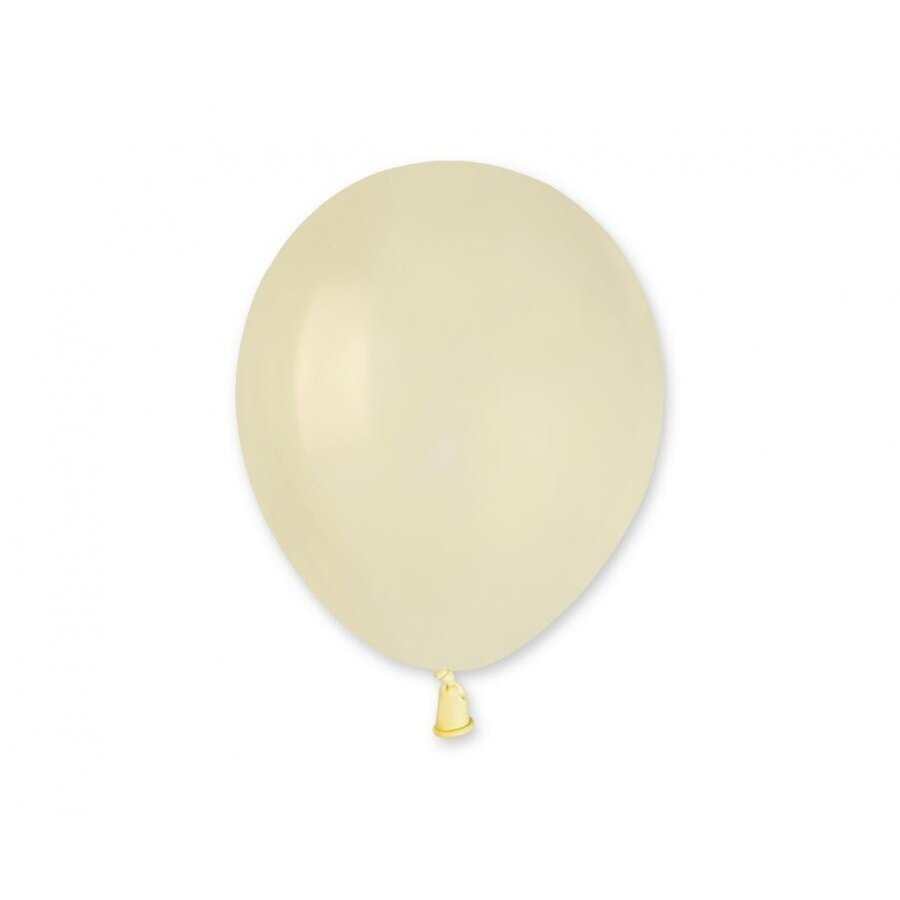 Balionai vienspalviai pasteliniai, ivory 1 Balionai vienspalviai pasteliniai, ivory 1