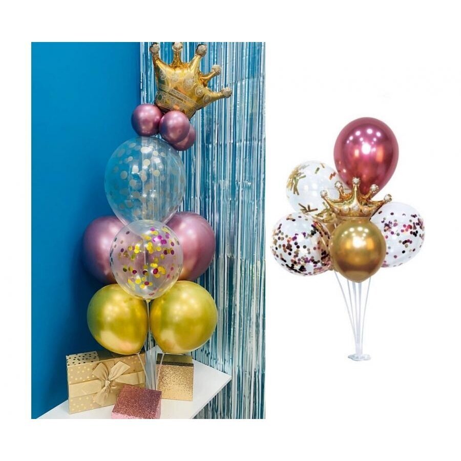 Balionų stovelis 7 vnt. balionų puokštei (74 cm)