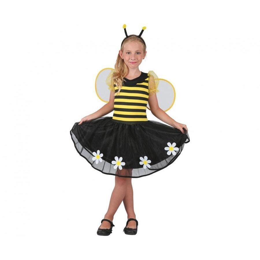 Костюм пчёлки для девочки «Sweet Bee» – платье, крылышки и ободок (120–130 см)