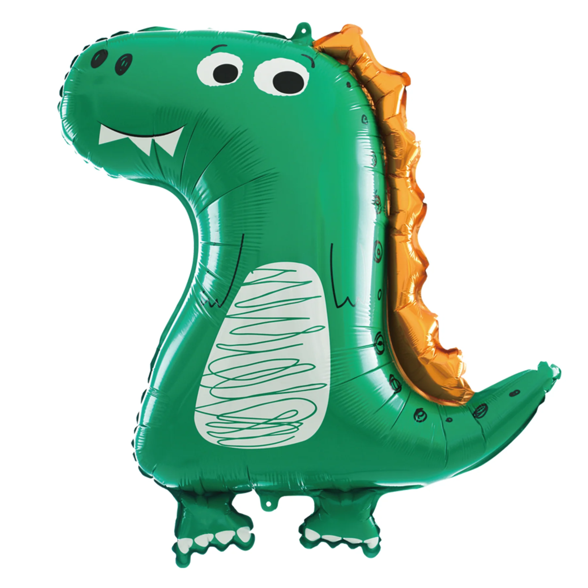 Dinosaur Foil Balloon 58 x 73 cm – Green Dinosaur Balloon