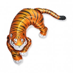 Folinis forminis balionas "Laukinis tigras" (108x75cm)