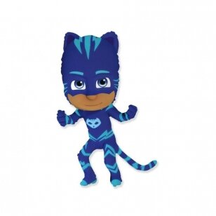 Folinis forminis balionas pižamų herojai "PJ Mask - Catboy", mėlynas (56x110 cm)