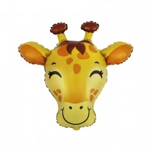 Folinis forminis balionas "Žirafa" (80x68 cm)