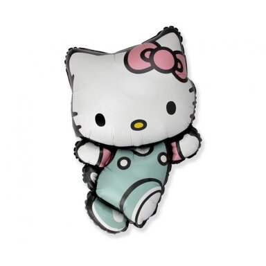 Фольгированный шар «Hello Kitty» – детский праздничный шар, 80x53 см Фольгированный шар «Hello Kitty» – детский праздничный шар, 80x53 см