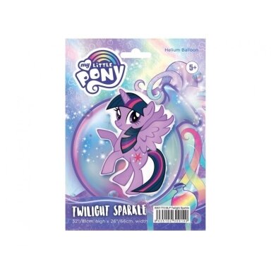 Folinis forminis balionas "My Little Pony - Twilight", violetinis (81x66cm) Folinis forminis balionas "My Little Pony - Twilight", violetinis (81x66cm)