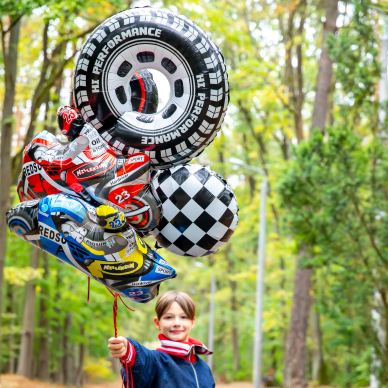Racing Car Wheel Foil Balloon 68 x 75 cm – Large Racing Theme Balloon for Birthday Party 1 Racing Car Wheel Foil Balloon 68 x 75 cm – Large Racing Theme Balloon for Birthday Party 1
