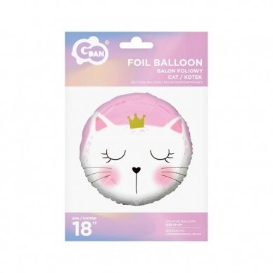 Foil balloon Cat, 45 cm 1 Foil balloon Cat, 45 cm 1