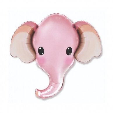 Foil balloon 24" FX Elephant (pink) Foil balloon 24" FX Elephant (pink)