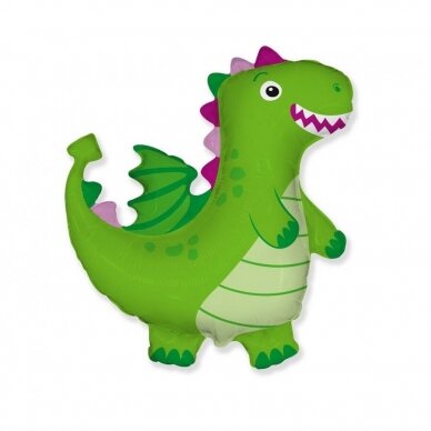 Giant Happy Dragon Foil Balloon 92 cm – Green Dragon Balloon for Kids’ Birthday Party Giant Happy Dragon Foil Balloon 92 cm – Green Dragon Balloon for Kids’ Birthday Party