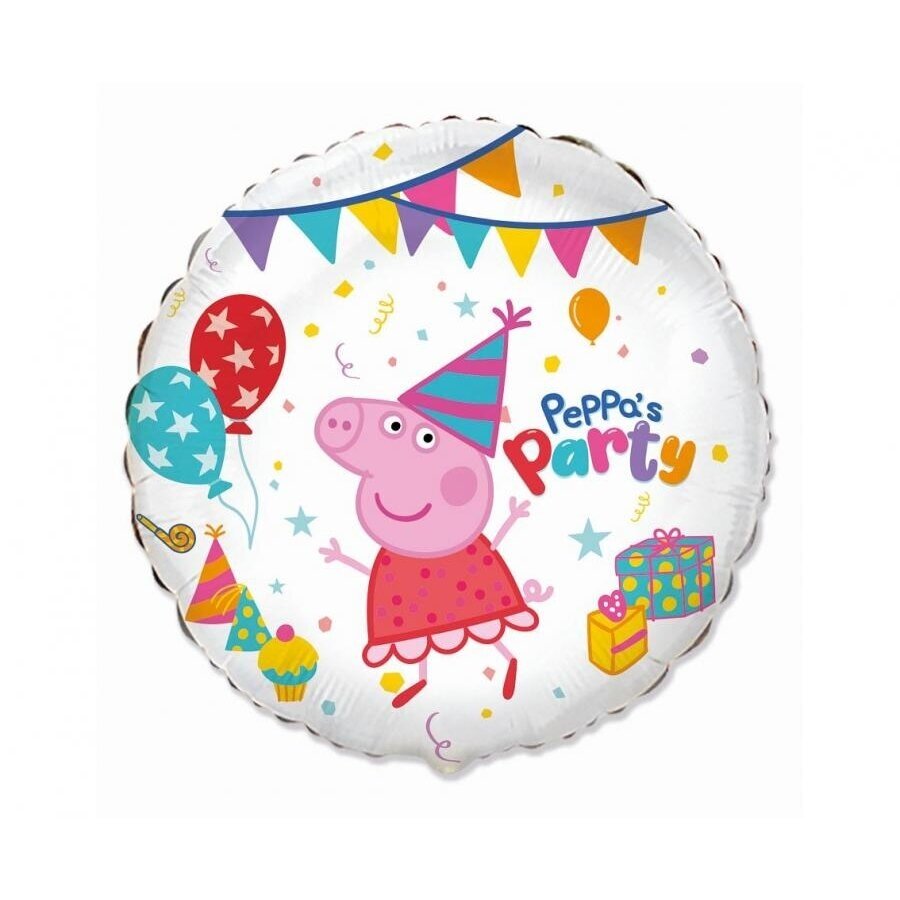 Folinis balionas „Peppa Pig“ 46 cm – Kiaulytės Pepos gimtadienio balionas