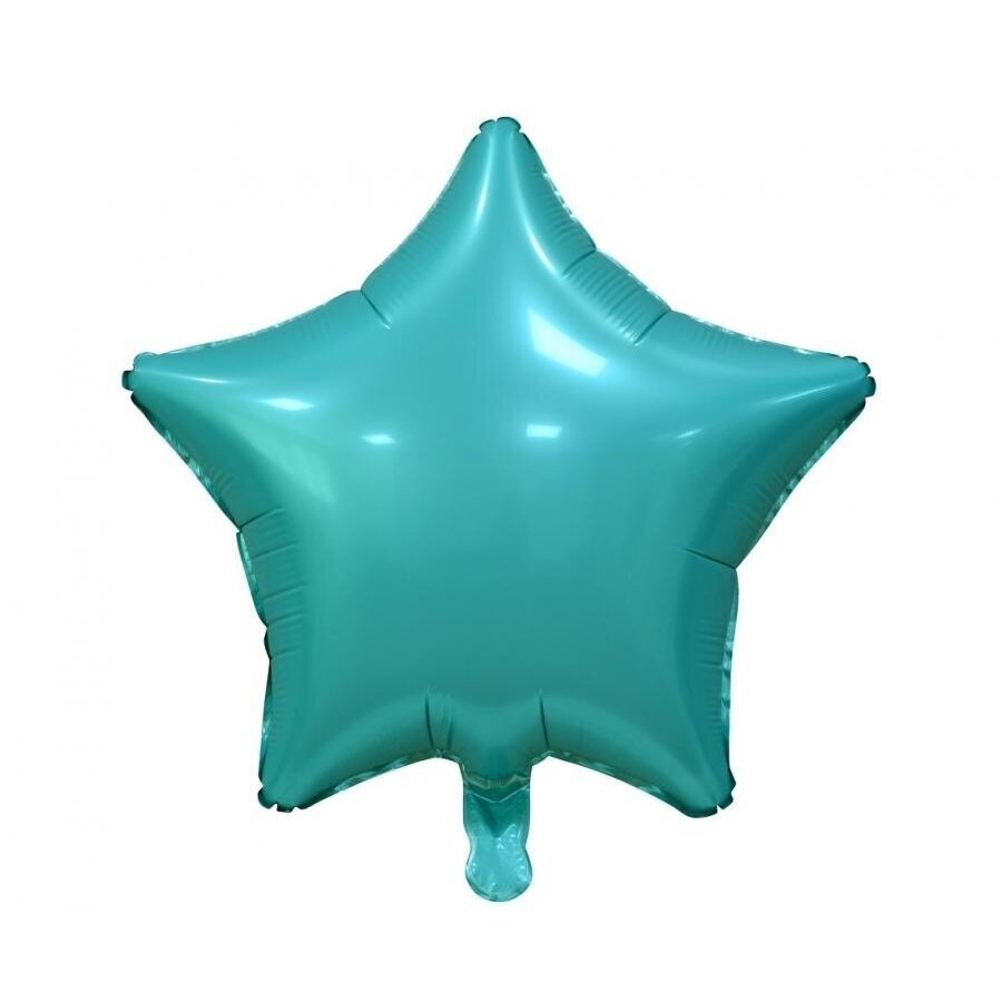 Foil balloon "Star", matt, turquoise, 19 inches Foil balloon "Star", matt, turquoise, 19 inches