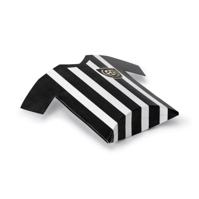 Futbolo temos dovanų dėžutės „Marškinėliai“ 12 × 11 × 2,5 cm, 6 vnt. – dėžutės saldumynams vaikų šventei Futbolo temos dovanų dėžutės „Marškinėliai“ 12 × 11 × 2,5 cm, 6 vnt. – dėžutės saldumynams vaikų šventei