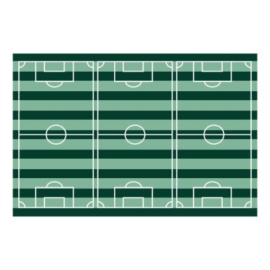 Futbolo temos plastikinė staltiesė „Futbolo aikštė“ 120 × 180 cm – staltiesė vaikų šventei Futbolo temos plastikinė staltiesė „Futbolo aikštė“ 120 × 180 cm – staltiesė vaikų šventei