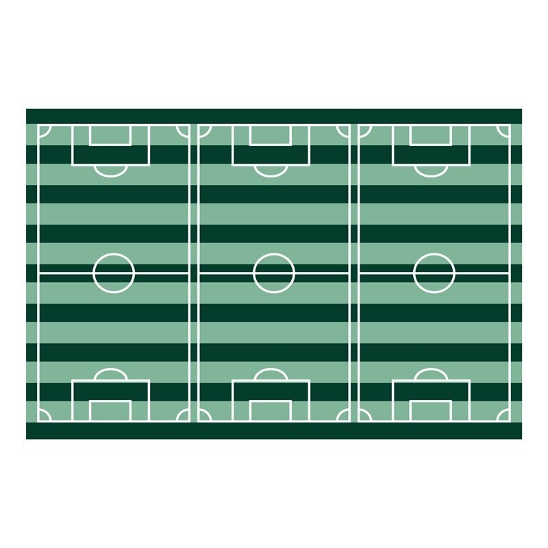 Futbolo temos plastikinė staltiesė „Futbolo aikštė“ 120 × 180 cm – staltiesė vaikų šventei Futbolo temos plastikinė staltiesė „Futbolo aikštė“ 120 × 180 cm – staltiesė vaikų šventei