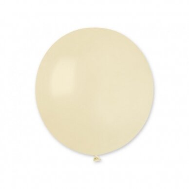 Balionai vienspalviai pasteliniai, ivory 6 Balionai vienspalviai pasteliniai, ivory 6