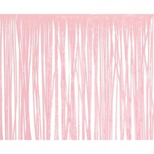 Girlianda - užuolaida lietutis, rausvos spalvos (200x100 cm)