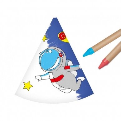 Paper hats DIY - Universe, 6 pcs. Paper hats DIY - Universe, 6 pcs.