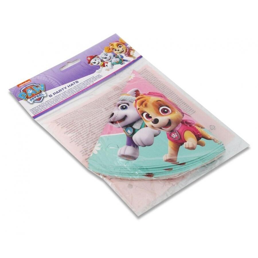 Gimtadienio kepuraitės su Sky iš Šuniukai Patruliai "Paw Patrol Skye and Everest" (6 vnt) 1 Gimtadienio kepuraitės su Sky iš Šuniukai Patruliai "Paw Patrol Skye and Everest" (6 vnt) 1
