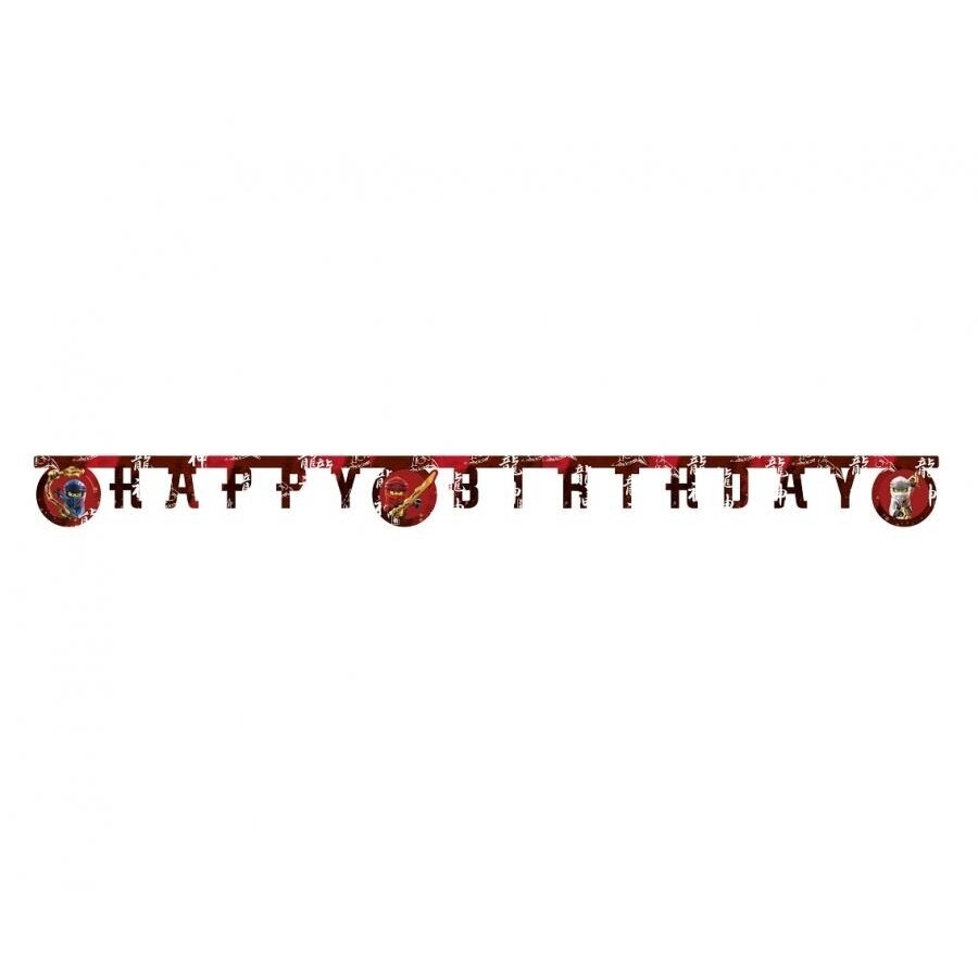 Lego Ninjago Happy Birthday banner - 200 cm 1