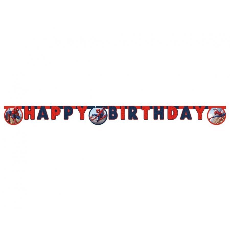 Banner "Spiderman Crime Fighter" - Happy Birthday 1 Banner "Spiderman Crime Fighter" - Happy Birthday 1