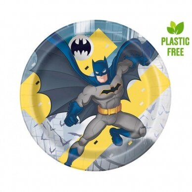 Lėkštutės "Batman" (8 vnt./22 cm) Lėkštutės "Batman" (8 vnt./22 cm)
