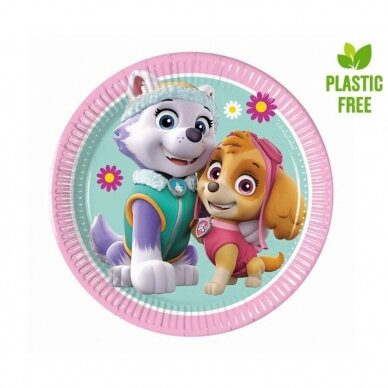 Paper plates Paw Patrol Skye & Everest (Nickelodeon), 20cm, 8 pcs (plastic-free) Paper plates Paw Patrol Skye & Everest (Nickelodeon), 20cm, 8 pcs (plastic-free)
