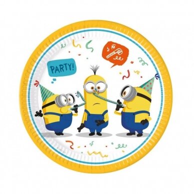 Paper plates Minions Rise of Grue (Universal), next generation, 23cm, 8 pcs (plastic-free) Paper plates Minions Rise of Grue (Universal), next generation, 23cm, 8 pcs (plastic-free)