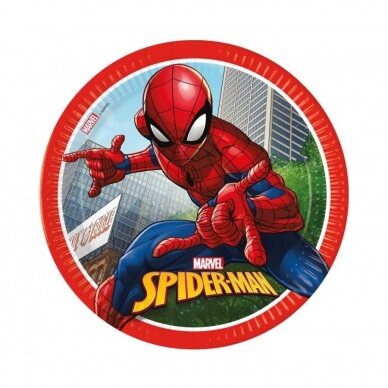Paper plates Spiderman Crime Fighter (Marvel), next generation, 23cm, 8 pcs. (plastic-free) Paper plates Spiderman Crime Fighter (Marvel), next generation, 23cm, 8 pcs. (plastic-free)