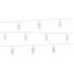 LED photo peg string lights, transparent, 1.4 m (10 clips, warm yellow light) LED photo peg string lights, transparent, 1.4 m (10 clips, warm yellow light)