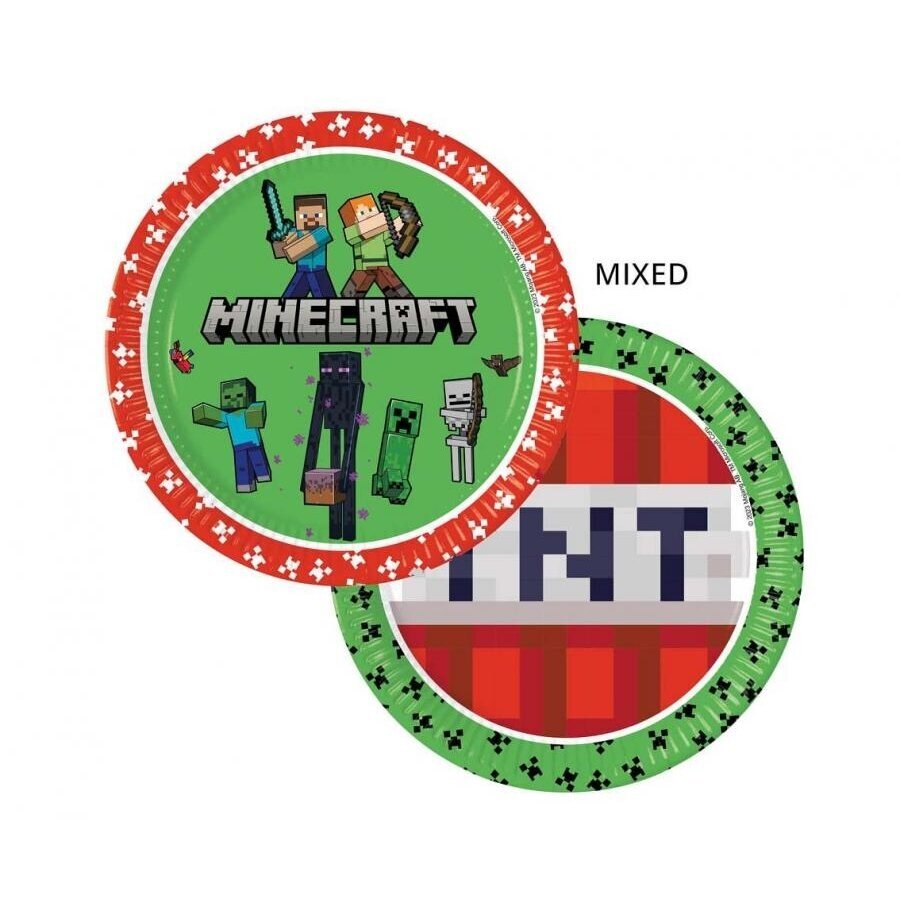 Paper plates Minecraft (next generation) 23 cm, 8 pcs. (plastic-free) Paper plates Minecraft (next generation) 23 cm, 8 pcs. (plastic-free)