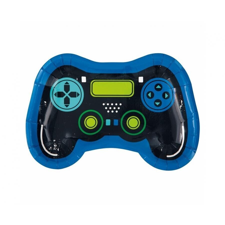 Paper plates Gamer, 23x16 cm, 8 pcs