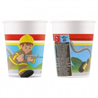 Paper cups (WM) Firefighters, 200ml, 8 pcs (SUP label) 1 Paper cups (WM) Firefighters, 200ml, 8 pcs (SUP label) 1
