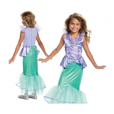 Princesės undinėlės kostiumas suknelė "Arielė - princesė undinėlė" (7-8m.)