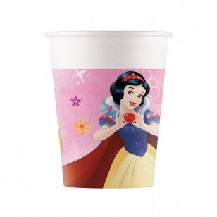 Puodeliai popieriniai "Disney princesės" (8 vnt./200 ml)