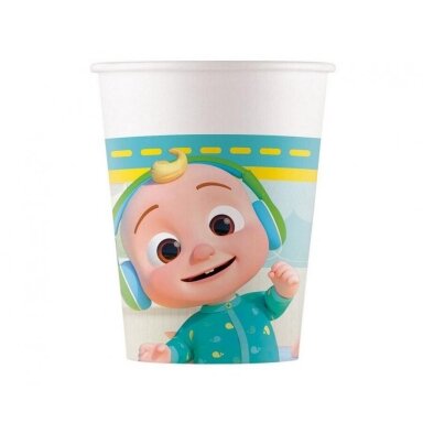 Puodeliai popieriniai "Cocomelon" (8vnt/200ml)
