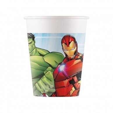 Paper cups “Mighty Avengers” – Avengers-themed (8 pcs, 200 ml) Paper cups “Mighty Avengers” – Avengers-themed (8 pcs, 200 ml)