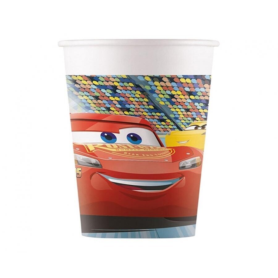 Бумажные стаканы (WM), Тачки 3 (Disney), 200мл, 8 шт (маркировка SUP)