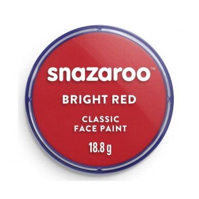 Raudoni veido dažai „Snazaroo Bright Red“ 18,8 g – dermatologiškai patikrinti dažai veido piešiniams Raudoni veido dažai „Snazaroo Bright Red“ 18,8 g – dermatologiškai patikrinti dažai veido piešiniams