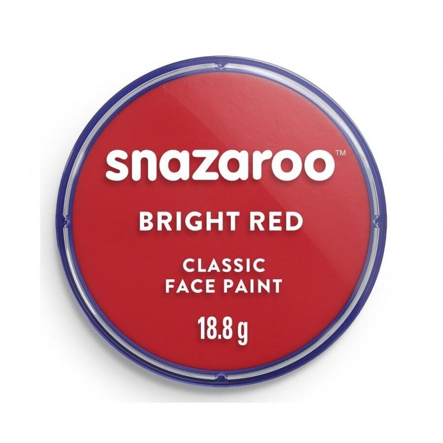 Raudoni veido dažai „Snazaroo Bright Red“ 18,8 g – dermatologiškai patikrinti dažai veido piešiniams Raudoni veido dažai „Snazaroo Bright Red“ 18,8 g – dermatologiškai patikrinti dažai veido piešiniams