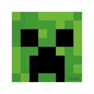 Servetėlės kompiuteriniai žaidimai tema "Minecraft" (20vnt/33x33cm)