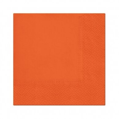 Servetėlės, oranžinės (20 vnt./33x33 cm) Servetėlės, oranžinės (20 vnt./33x33 cm)