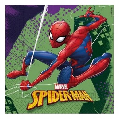 Paper napkins Spiderman Team Up, size 33 x 33 cm, 20 pcs. Paper napkins Spiderman Team Up, size 33 x 33 cm, 20 pcs.
