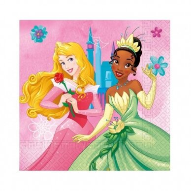 Servetėlės su princesėmis "Princess Live Your Story" (20vnt/33x33cm) Servetėlės su princesėmis "Princess Live Your Story" (20vnt/33x33cm)