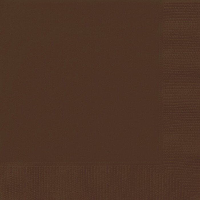 Салфетки, коричневые (20 шт./33x33 см)