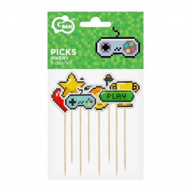 Picks Game On, 8 pcs 2 Picks Game On, 8 pcs 2